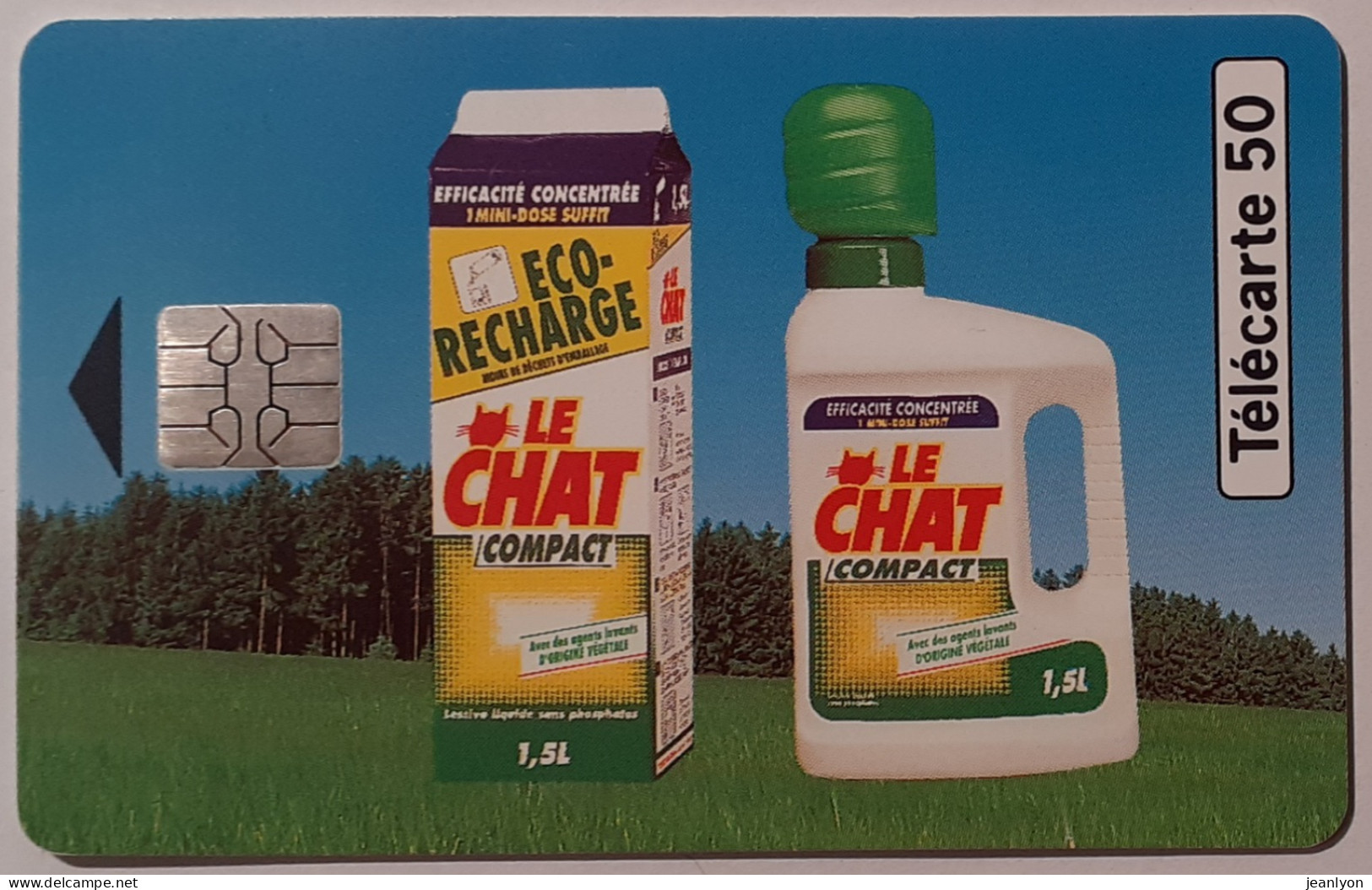 LE CHAT LESSIVE - Bidon - Télécarte 50 Unités Utilisée / Tirage 6500 Exemplaires - 50 Unités   