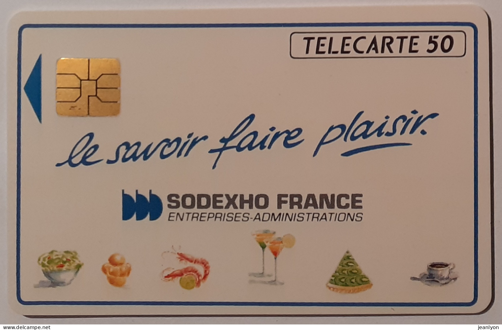 SODEXHO FRANCE - Restauration Collective - Télécarte 50 Unités Utilisée / Tirage 2000 Exemplaires - Lot A 0C941 - Privadas