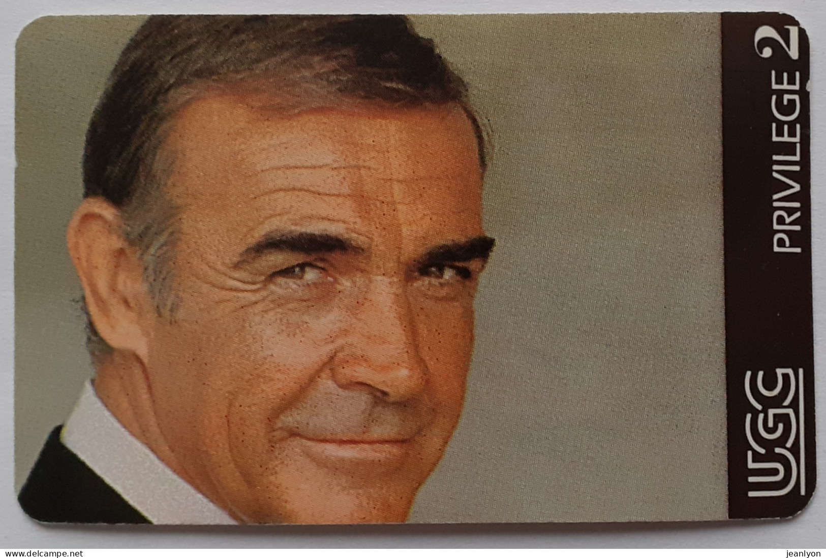 CINEMA - Sean CONNERY / Film JAMAIS PLUS JAMAIS - Carte Souple UGC Privilege 2 - Cinécartes