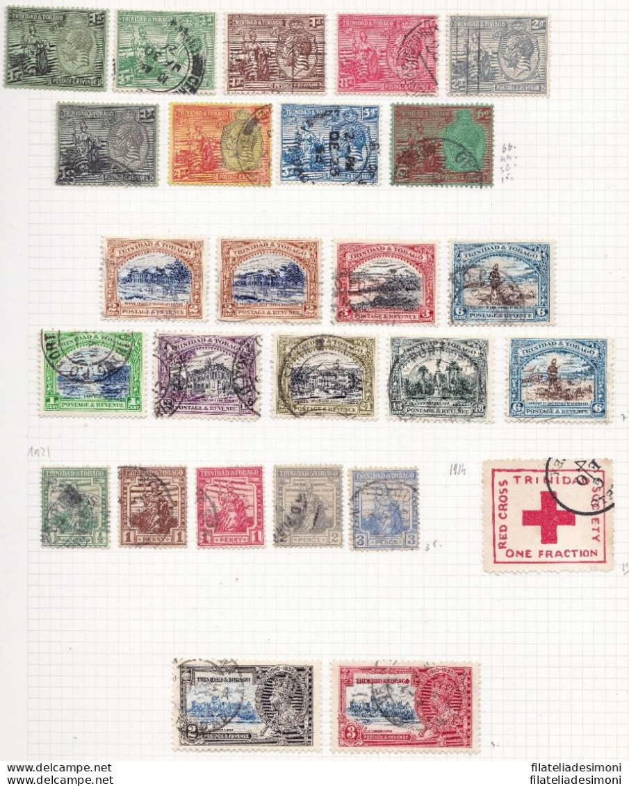 1922-35 TRINIDAD, Lot Of 26 Values  USED - Sonstige & Ohne Zuordnung