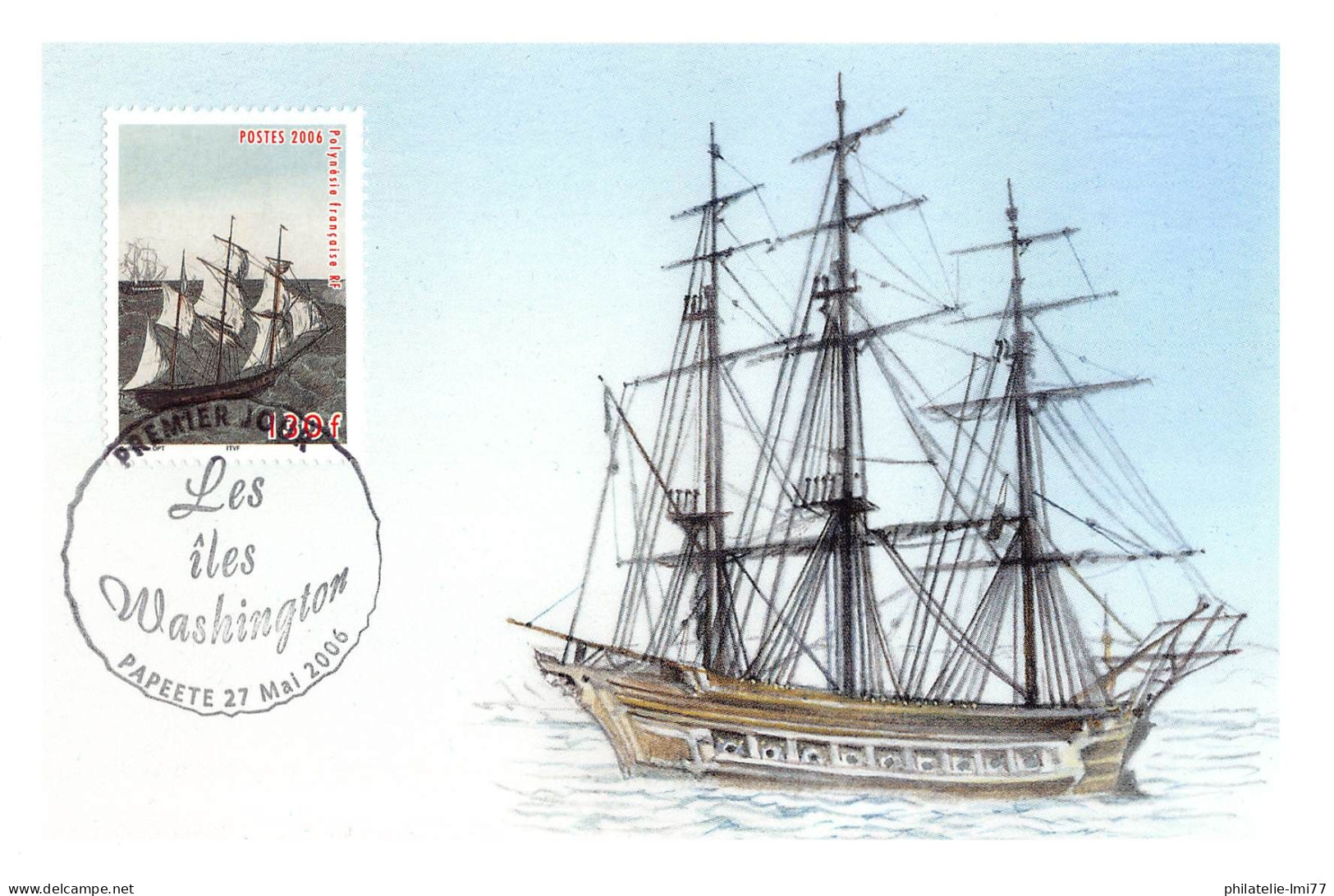 CM - Les Iles Washington (2 Cartes), Oblit 27/5/06 - Cartoline Maximum