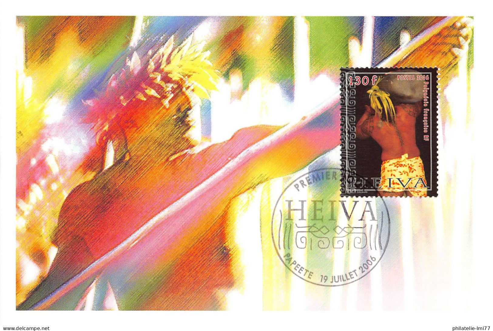 CM - "HEIVA" 2006 (3 Cartes), Oblit 19/7/06 - Cartes-maximum