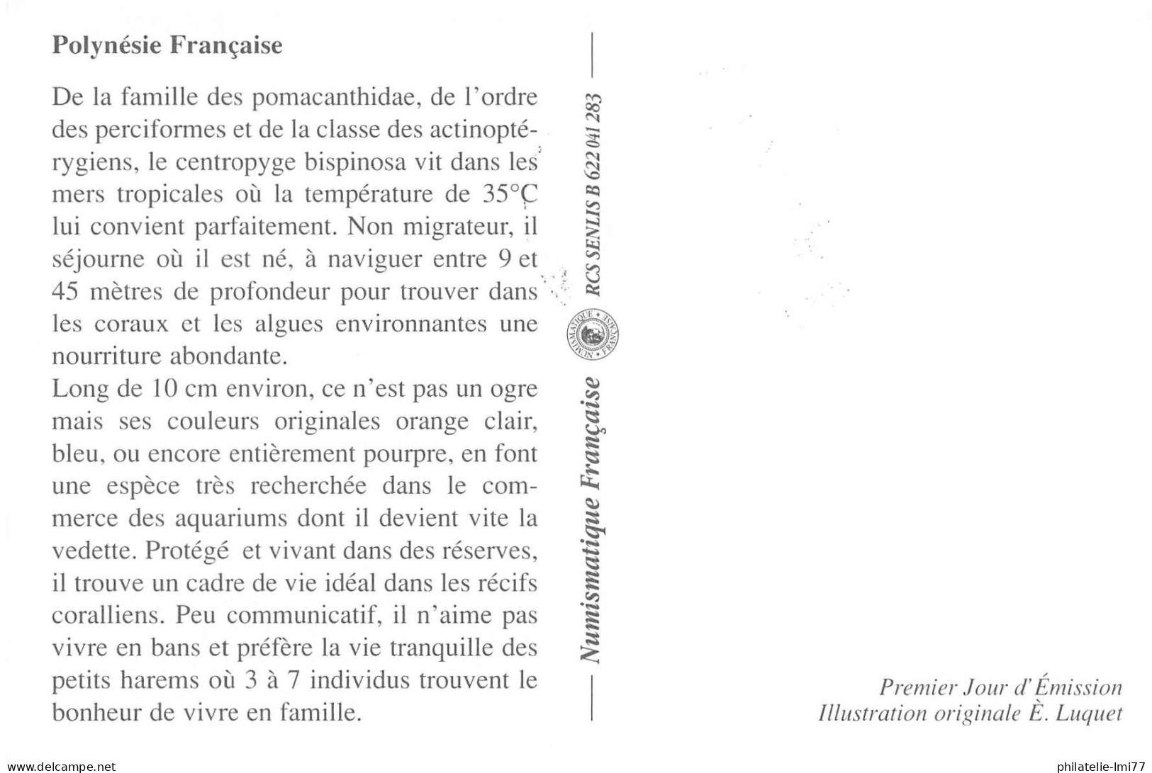 CM - Les Poissons (4 Cartes), Oblit 27/5/05 - Cartoline Maximum