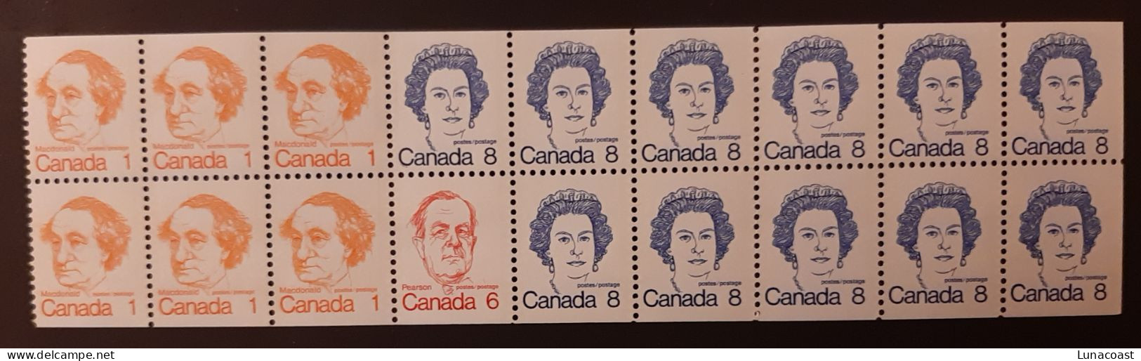 Canada 1973 MNH Sc #586b**   Block 1-6-8c Caricature - Neufs