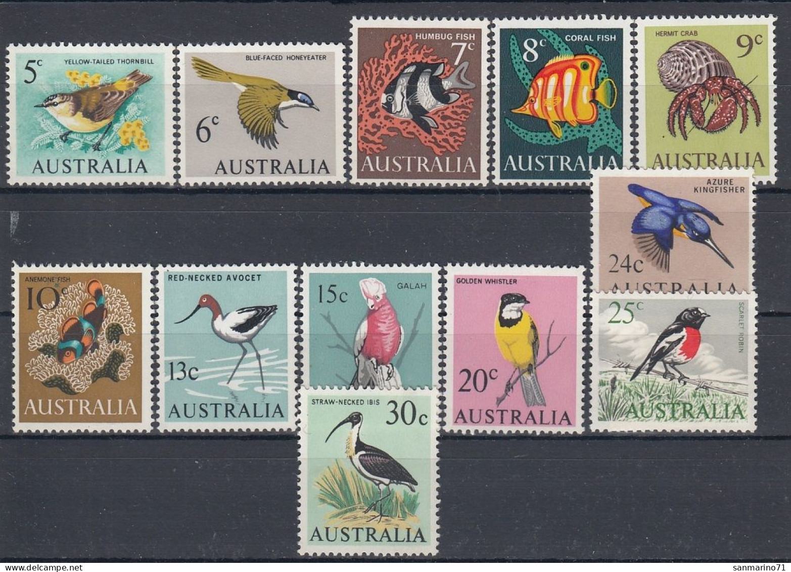 AUSTRALIA 362-373,unused (**) - Mint Stamps