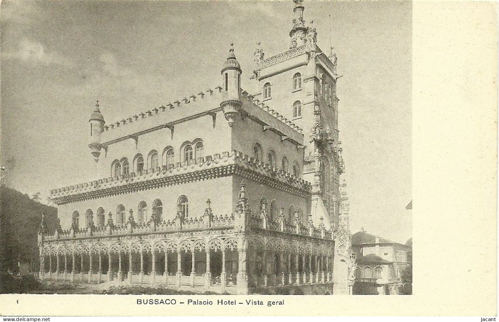 Portugal - Buçaco - Bussaco - Palácio Hotel - Vista Geral - Aveiro