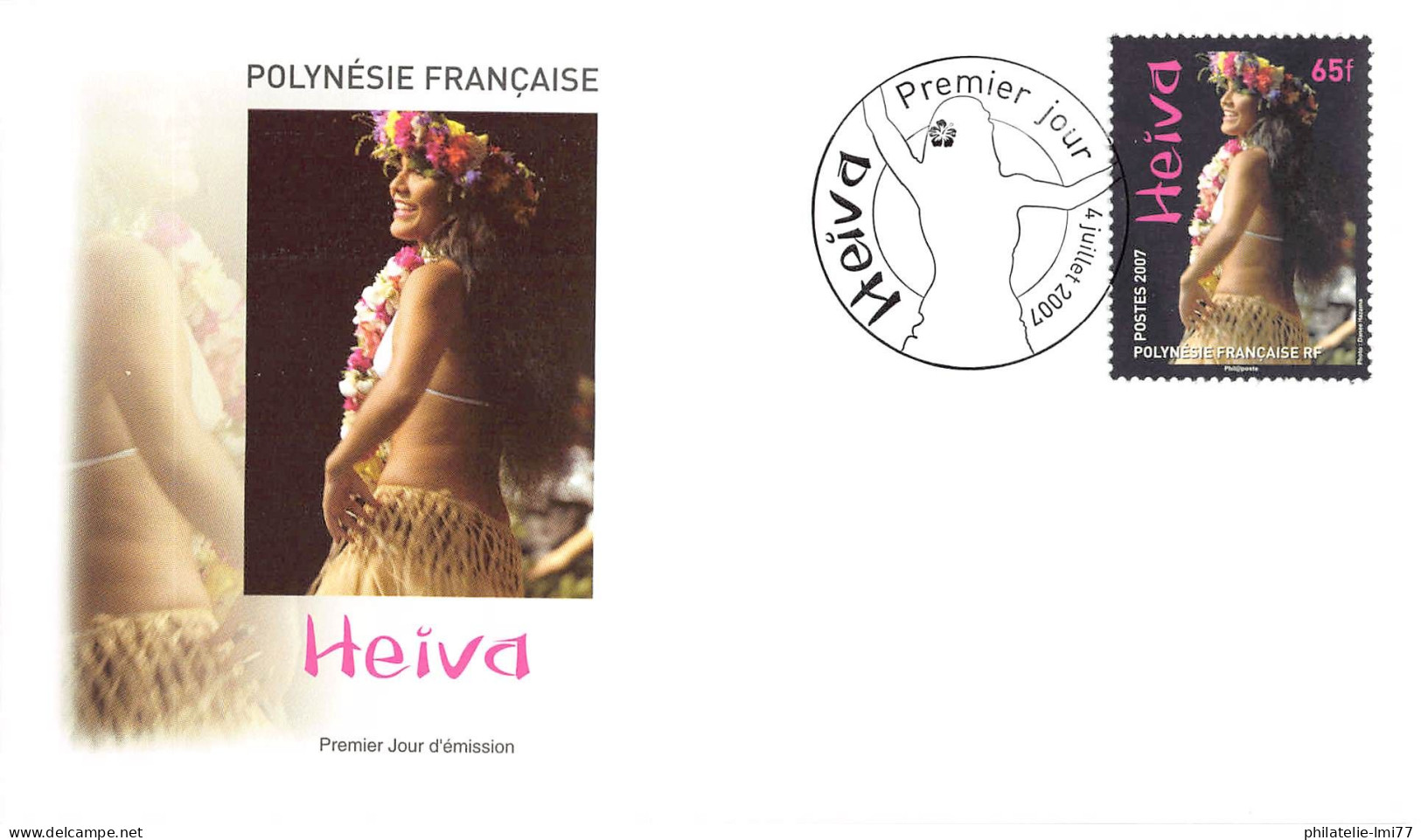 FDC - Heiva (3 Env.), Oblit 4/7/07 - FDC