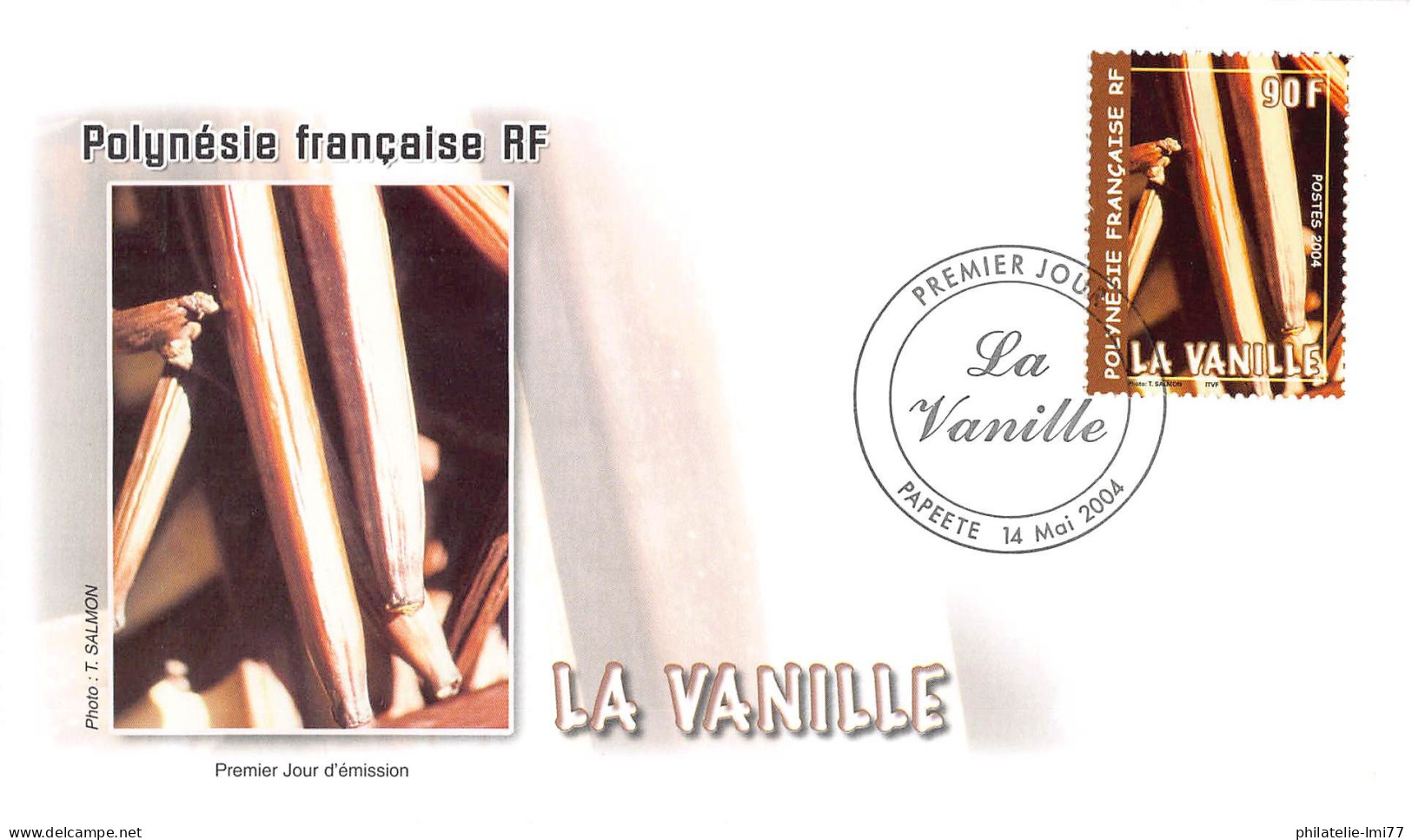 FDC - La Vanille, Oblit 14/5/04 - FDC