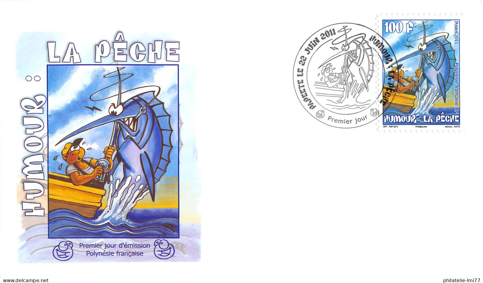 FDC - La Pêche (2 Env), Oblit 22/6/11 - FDC