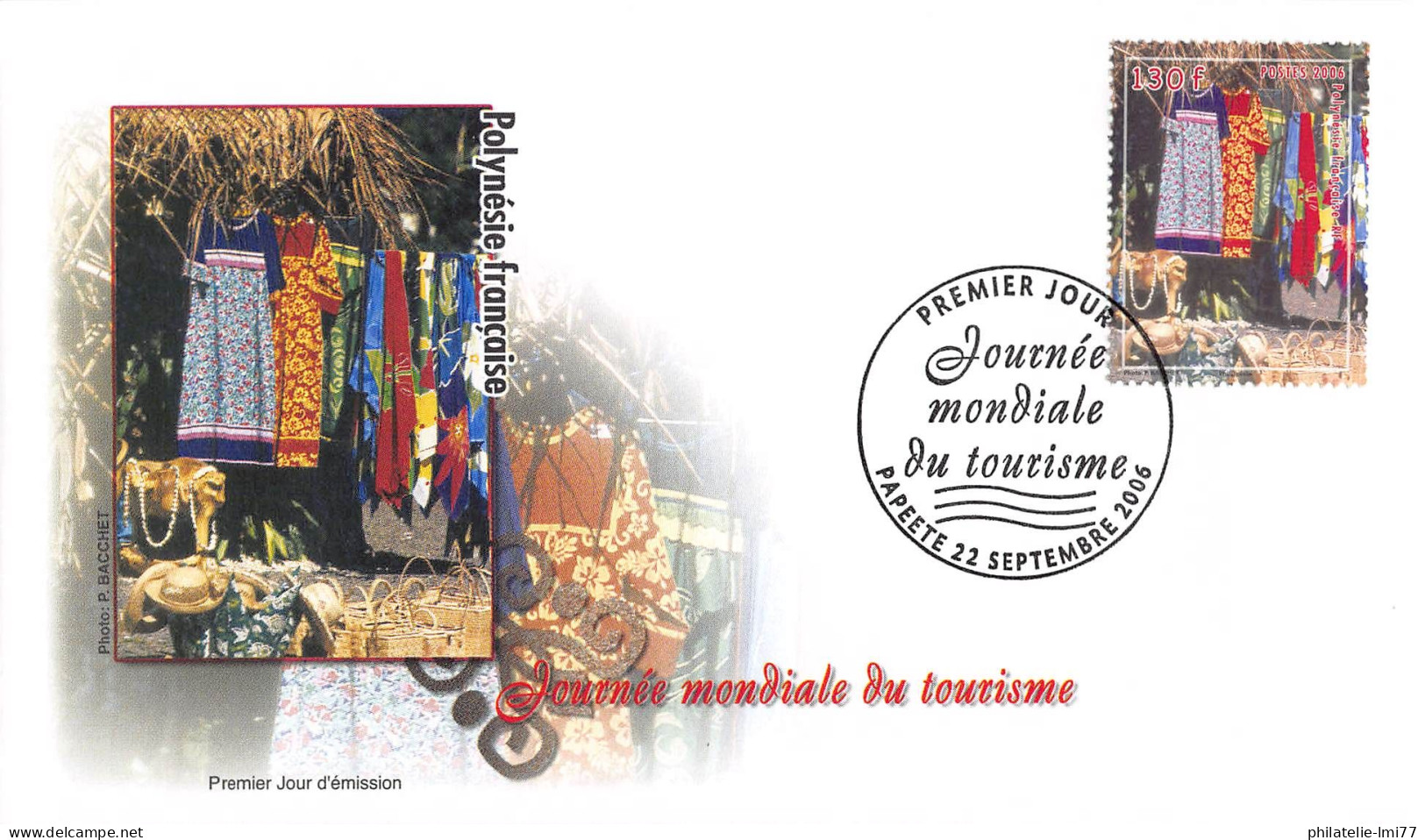 FDC - Journée Mondiale Du Tourisme (3 Env.), Oblit 22/9/2006 - FDC