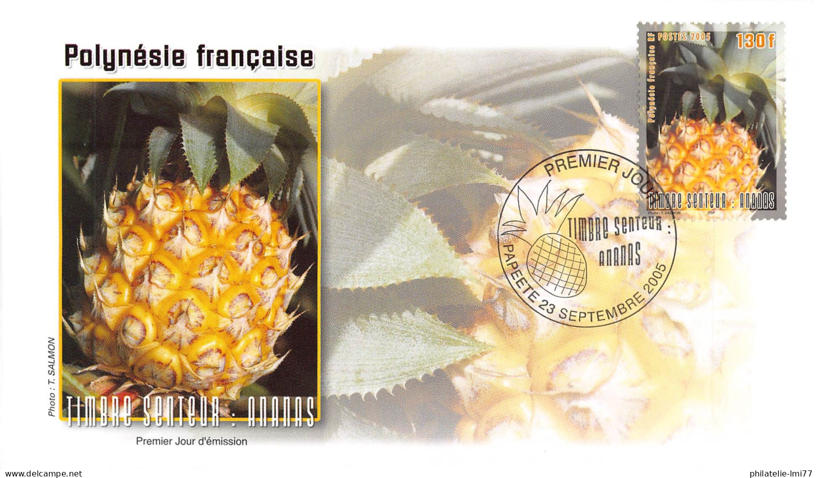 FDC - L'ananas (2 Env.), Oblit 23/9/05 - FDC