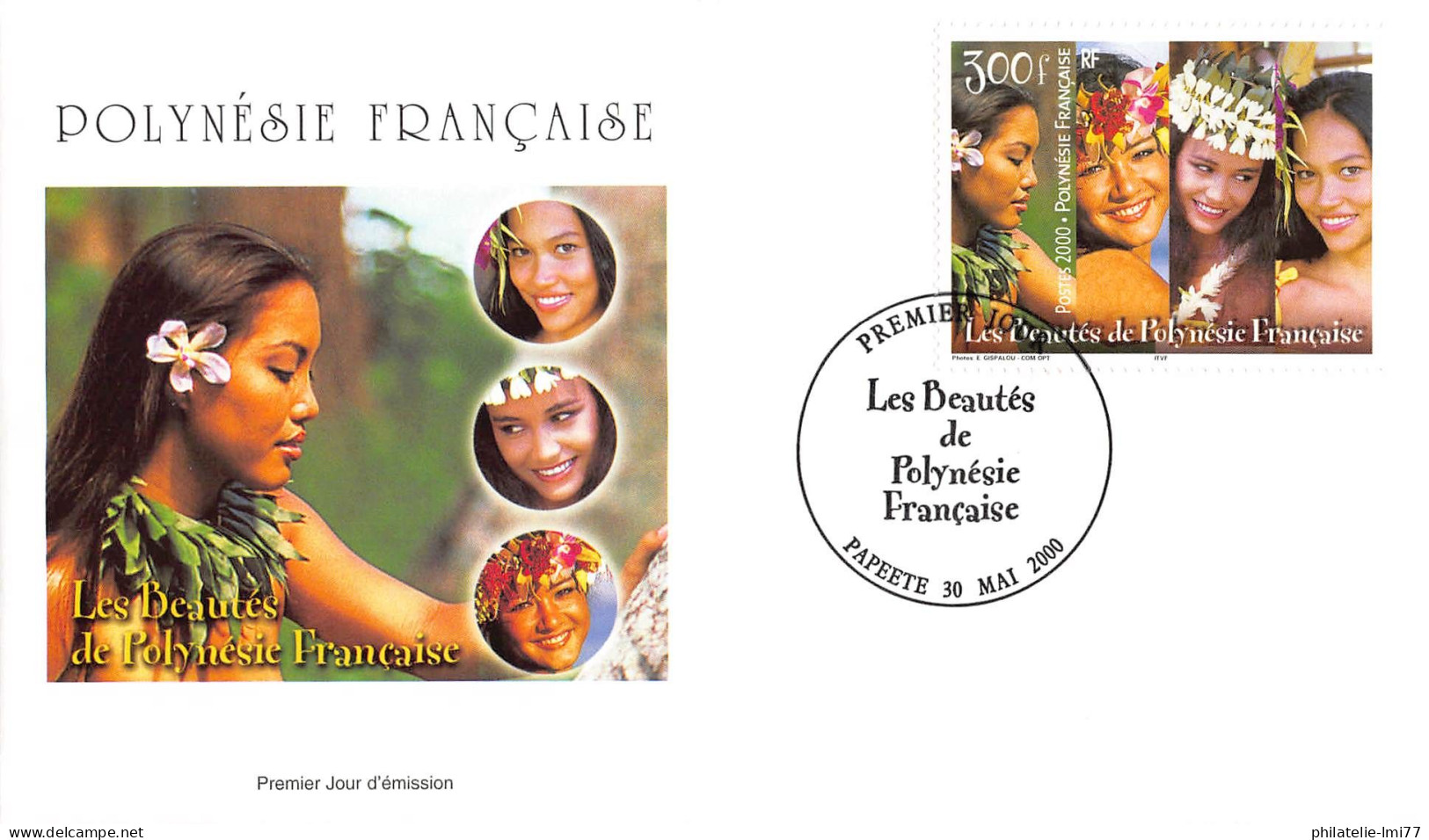 FDC - Les Beautés De Polynésie, Oblit 30/5/00 - FDC