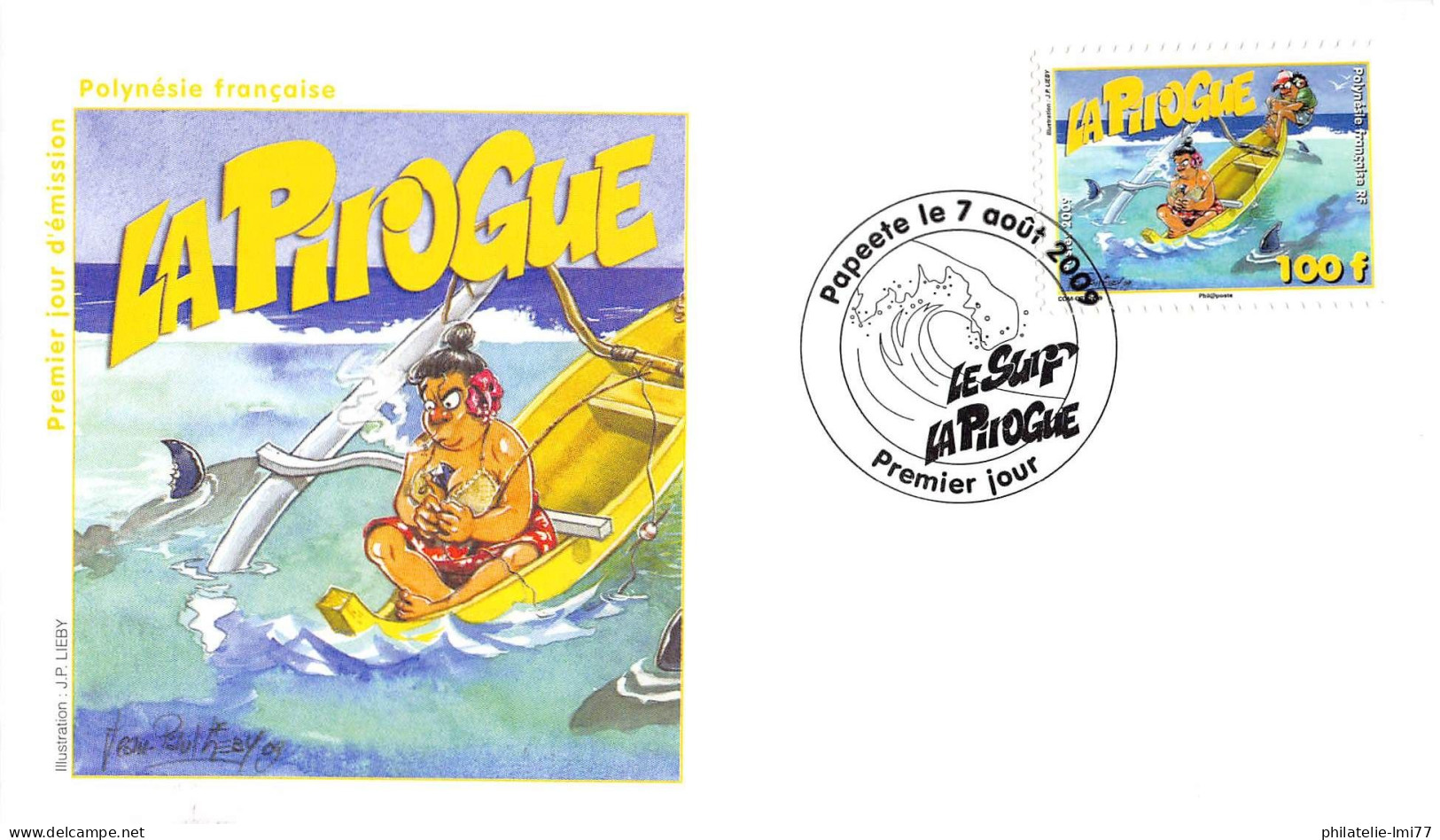 FDC - Le Surf Et La Pirogue (2 Env.), Oblit 7/8/09 - FDC