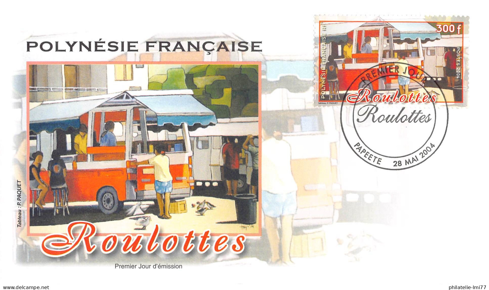 FDC - Les Roulottes, Oblit 28/5/04 - FDC