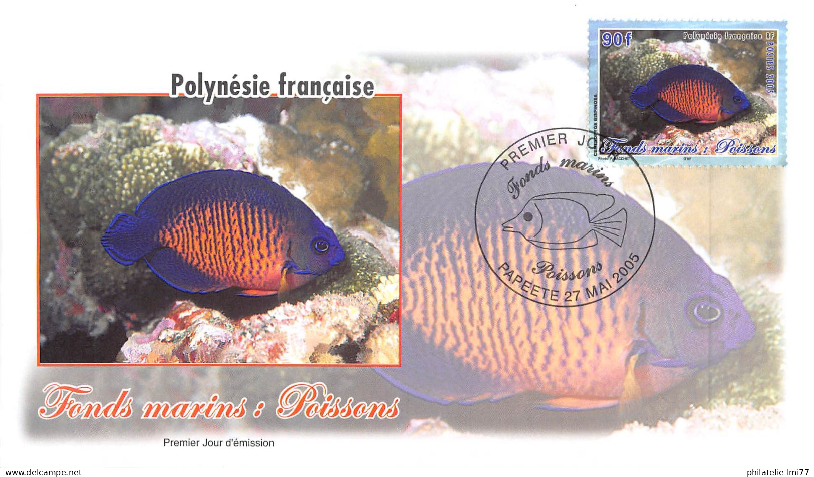 FDC - Les Poissons (4 Env.), Oblit 27/5/05 - FDC