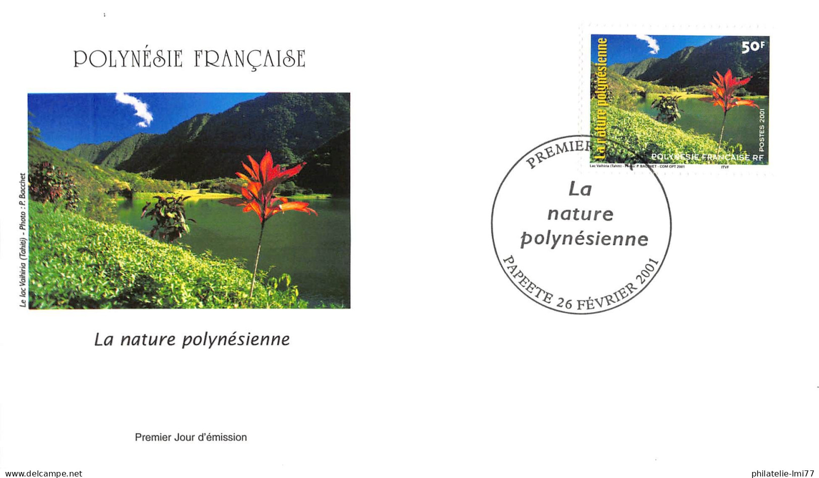 FDC - Nature Polynésienne (3 Env.), Oblit 26/2/01 - FDC