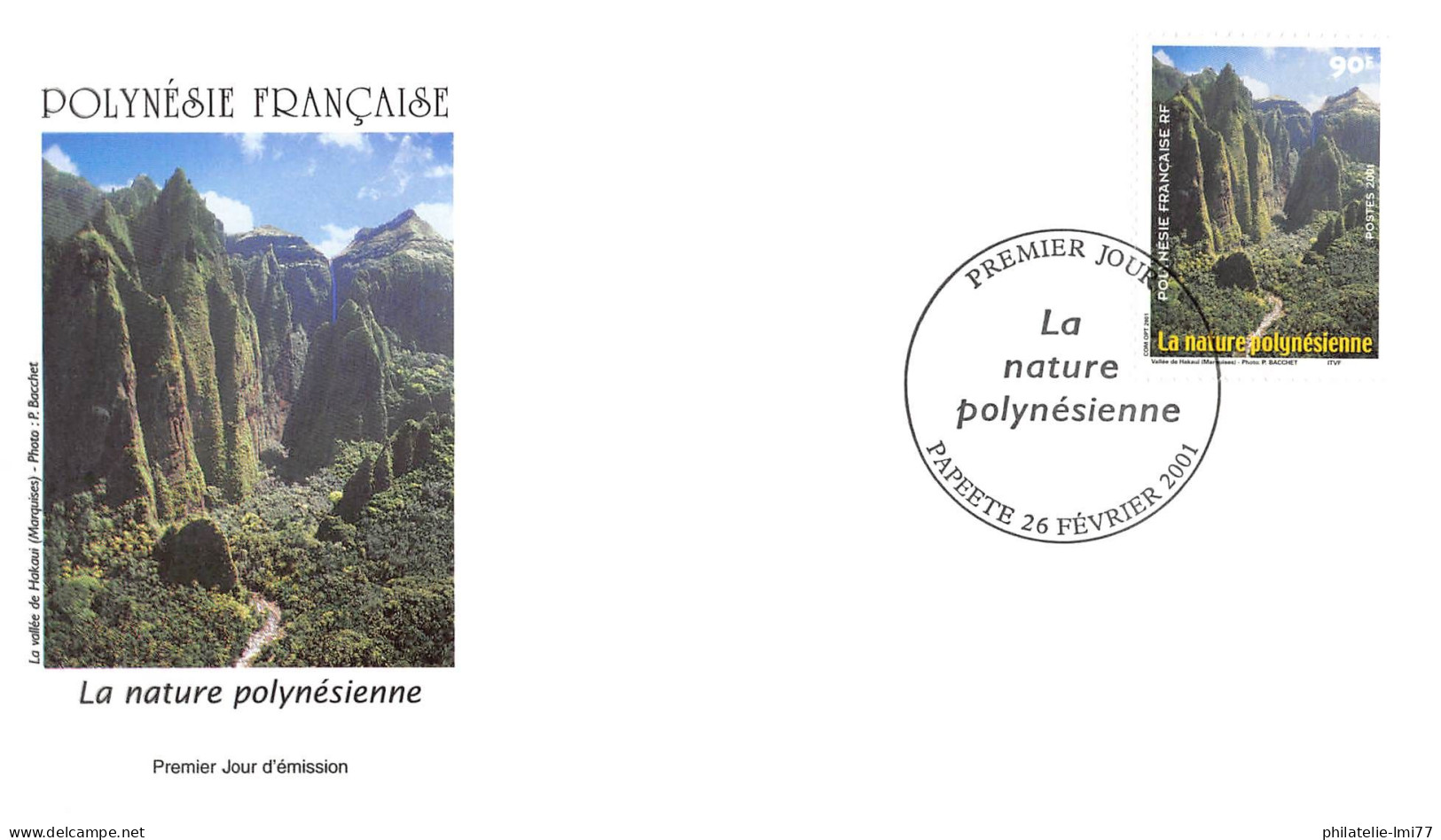 FDC - Nature Polynésienne (3 Env.), Oblit 26/2/01 - FDC