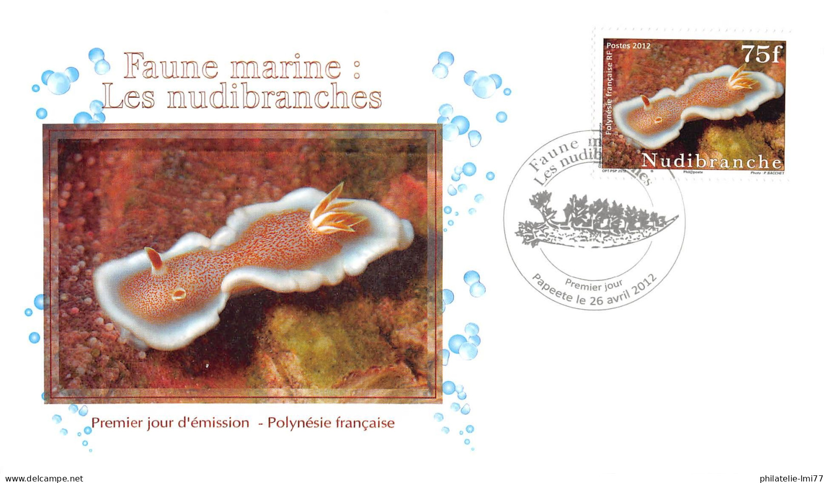 FDC - Nudibranches (3 Env), Oblit 26/4/12 - FDC