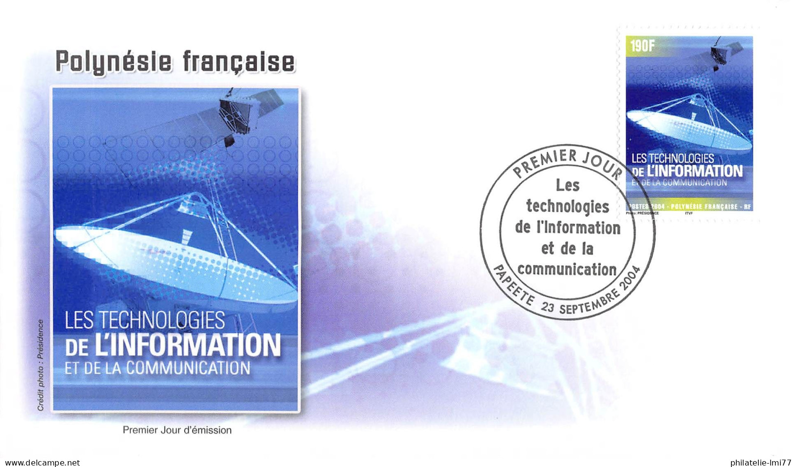 FDC - Technologies De L'information Et De Communication (2 Env.), Oblit 23/9/04 - FDC