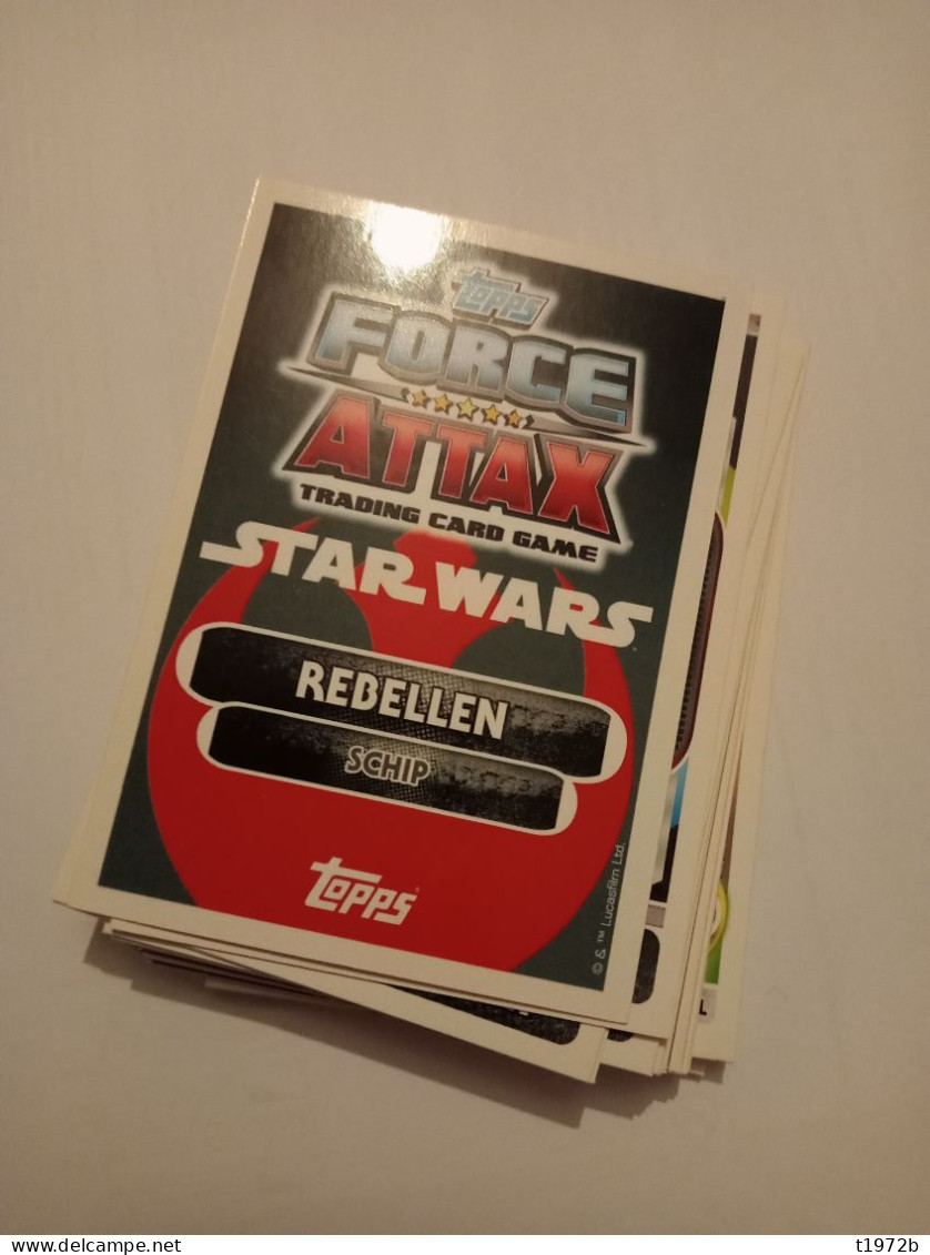 35x STAR WARS Topps FORCE ATTAX Trading Card Game - Star Wars