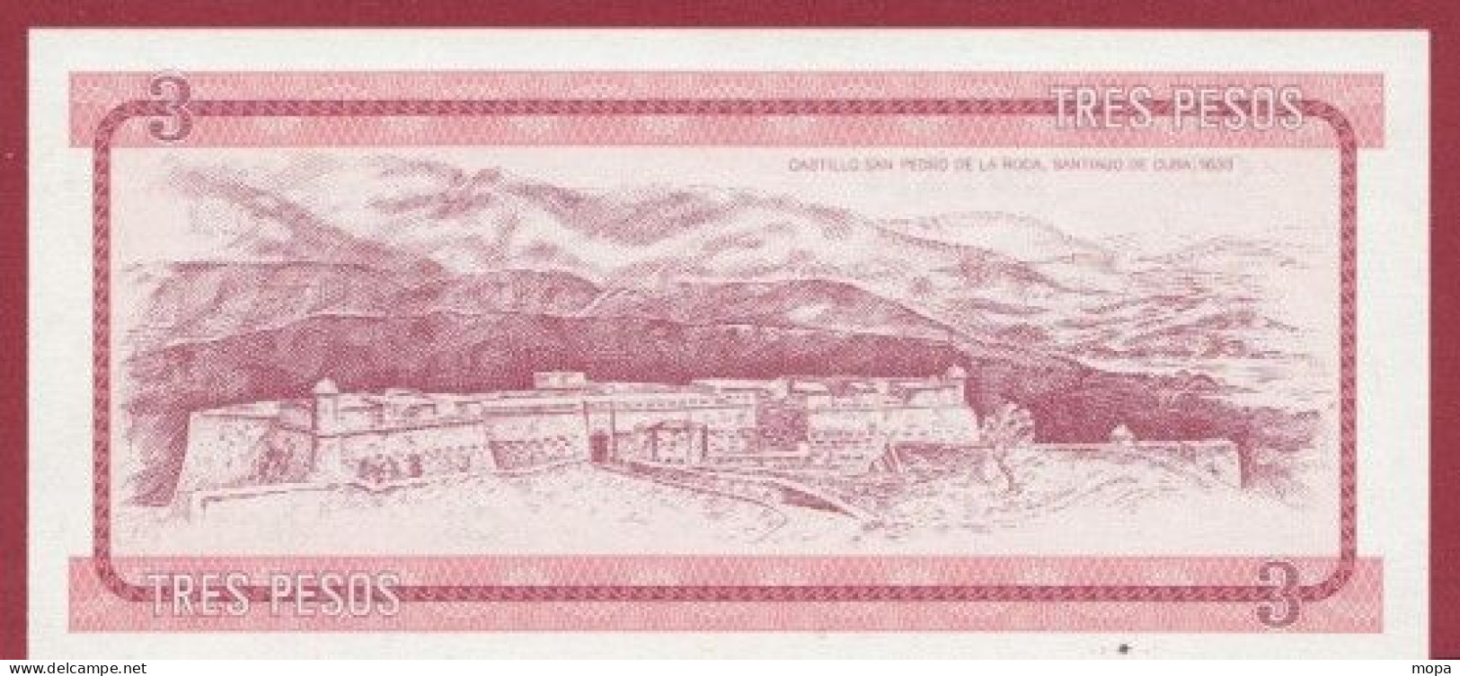 Cuba--3 Peso ---1985-  (A)----UNC---(445) - Kuba