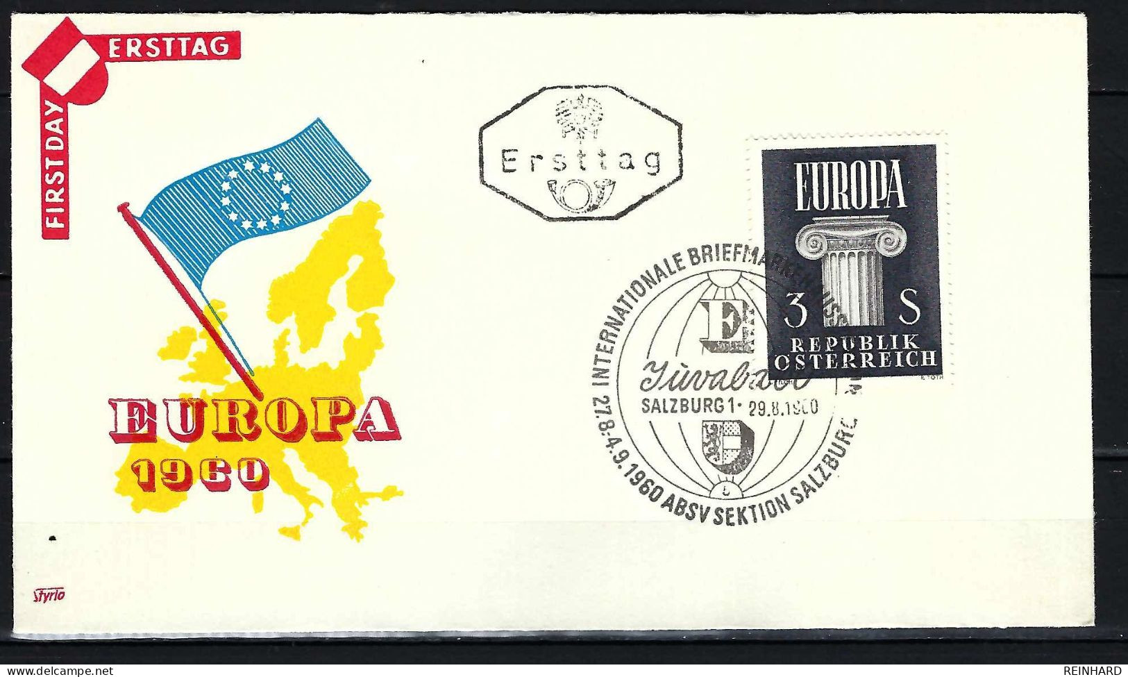 ÖSTERREICH FDC Mit Europamarke 1960 - Siehe Bild - FDC