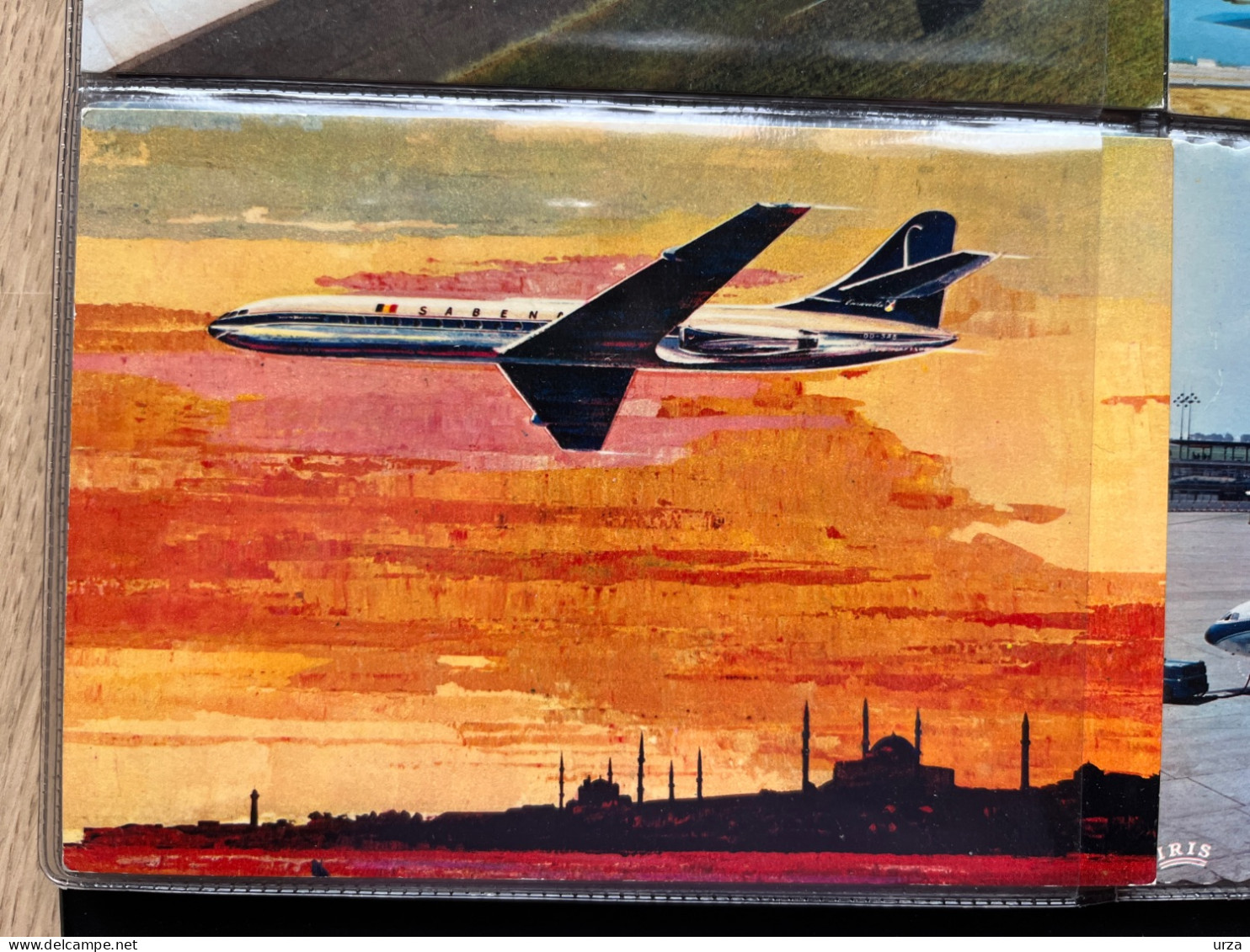 SABENA@rare pochette propagande aéronautique@+ collection de cartes.