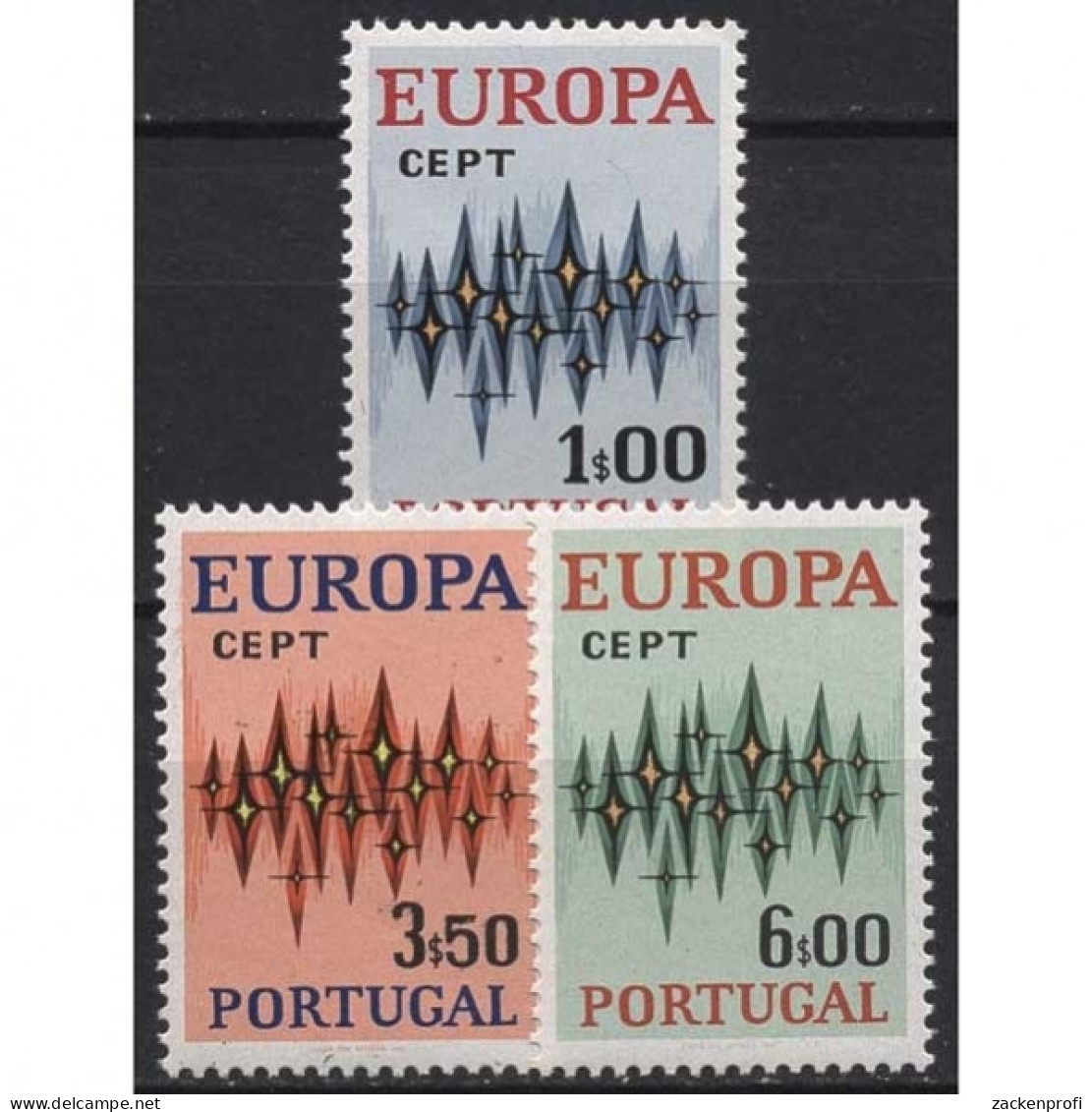 Portugal 1972 Europa CEPT Sterne 1166/68 Postfrisch - Nuovi