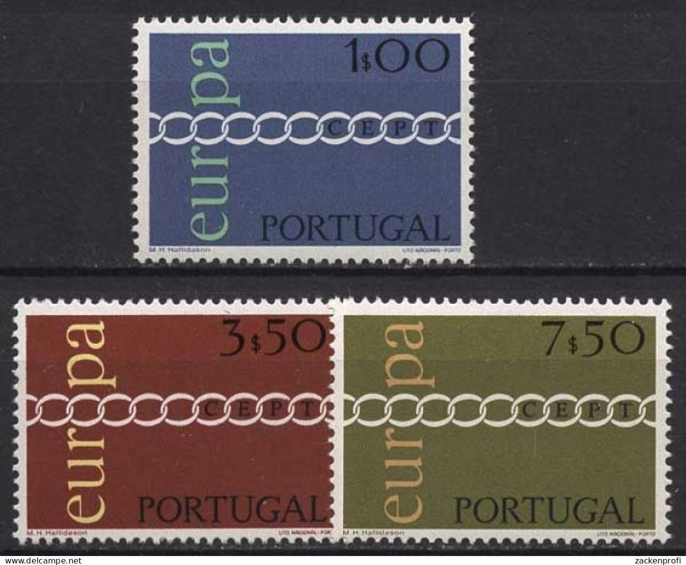 Portugal 1971 Europa CEPT Kette 1127/29 Postfrisch - Nuovi