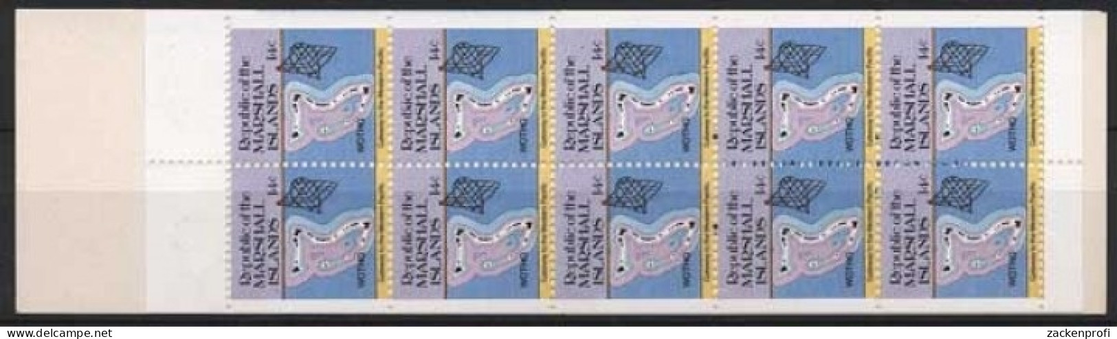 Marshall-Inseln 1985 Freimarken: Inselkarten 40 MH Postfrisch (C21495) - Marshallinseln
