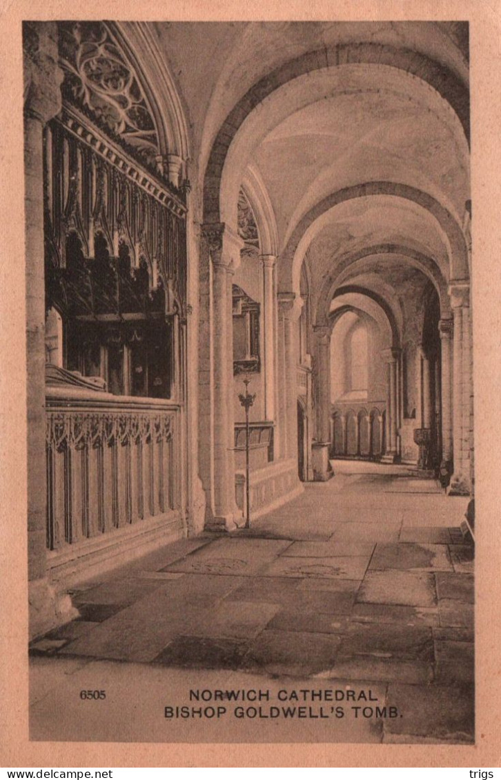 Norwich (Cathedral) - Bishop Goldwell's Tomb - Norwich