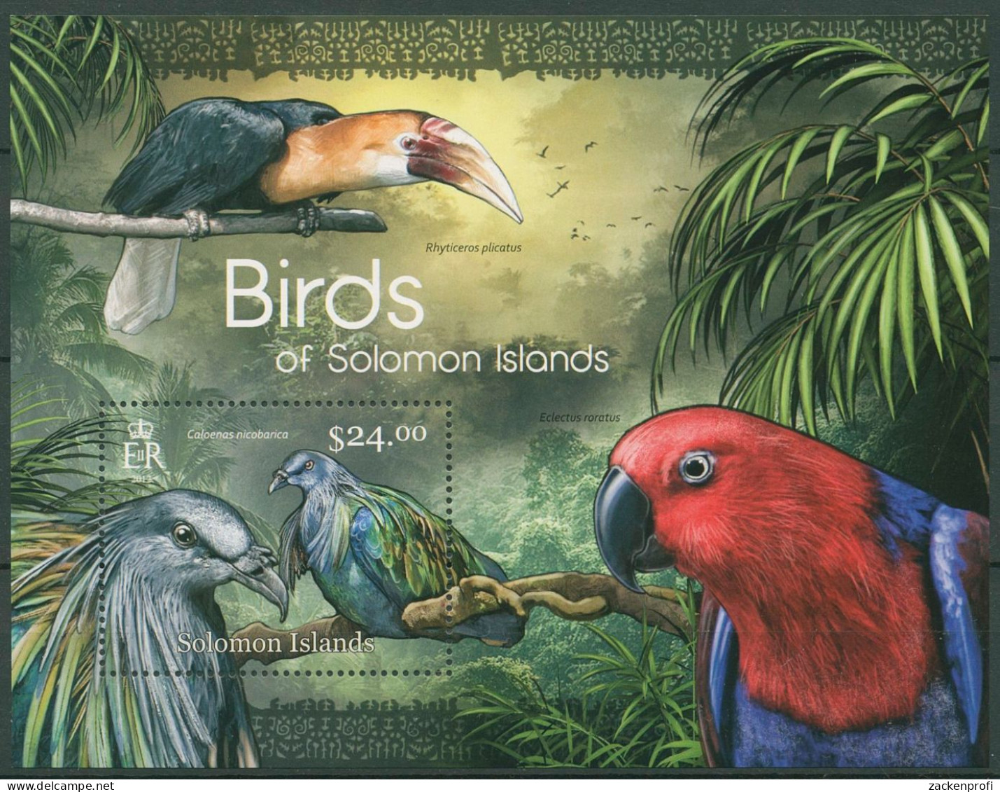 Salomoninseln 2013 Vögel Kragentaube Block 109 Postfrisch (C40594) - Salomon (Iles 1978-...)