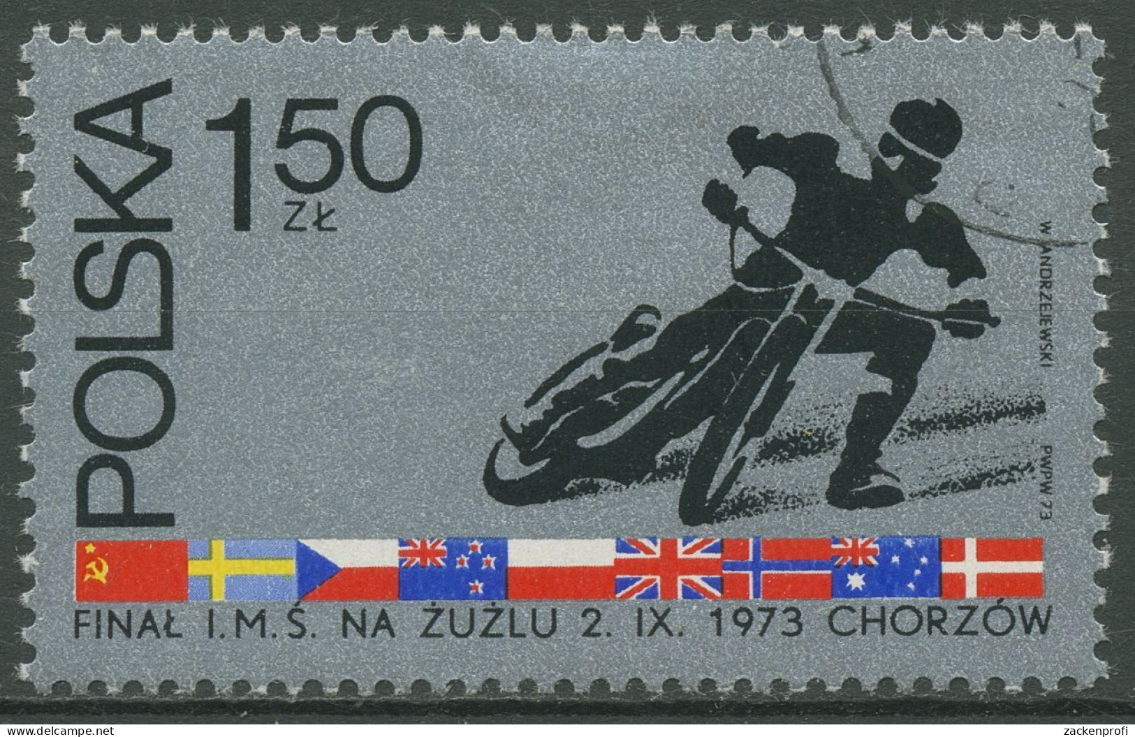 Polen 1973 Motorsport Motorrad-WM 2273 Gestempelt - Used Stamps