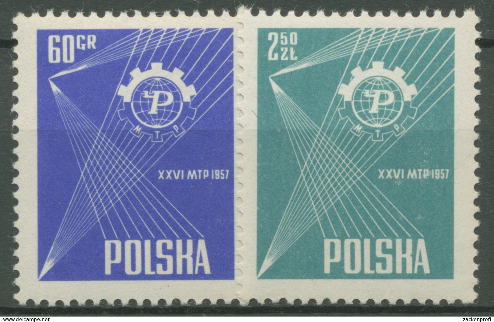 Polen 1957 Messe Posen 1018/19 Postfrisch - Nuovi