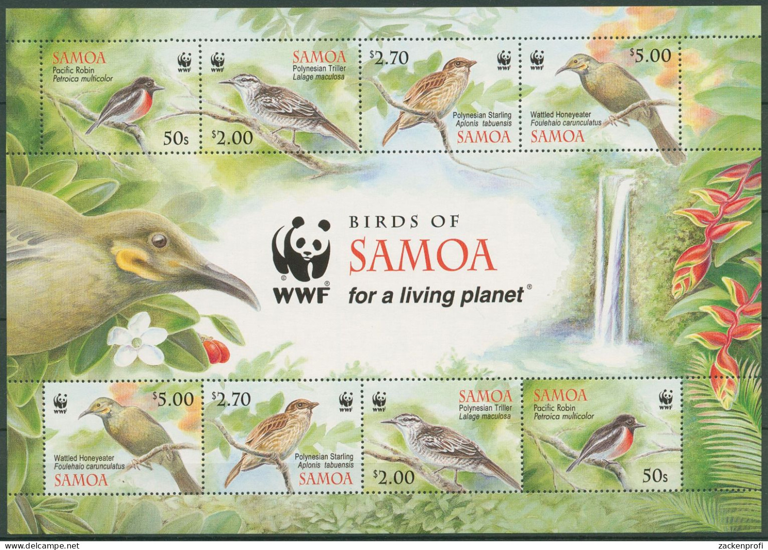 Samoa 2009 WWF Naturschutz Vögel 1067/70 K Postfrisch (C40595) - Samoa