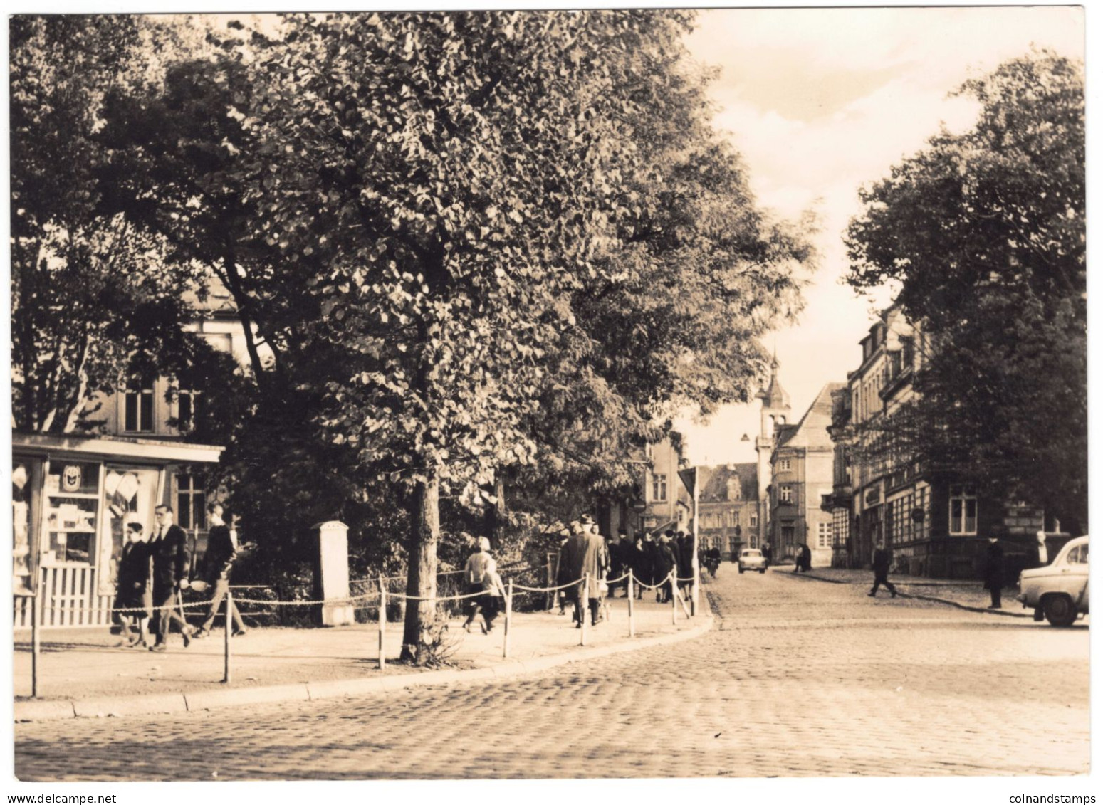Postkarte Güstrow -Kiosk Am Pferdemarkt/Straße Des Friedens, S/w, 1968, Ungelaufen, I-II - Guestrow