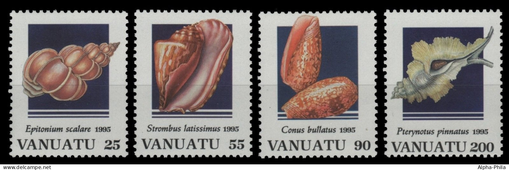 Vanuatu 1995 - Mi-Nr. 981-984 ** - MNH - Meeresschnecken / Marine Snails - Vanuatu (1980-...)