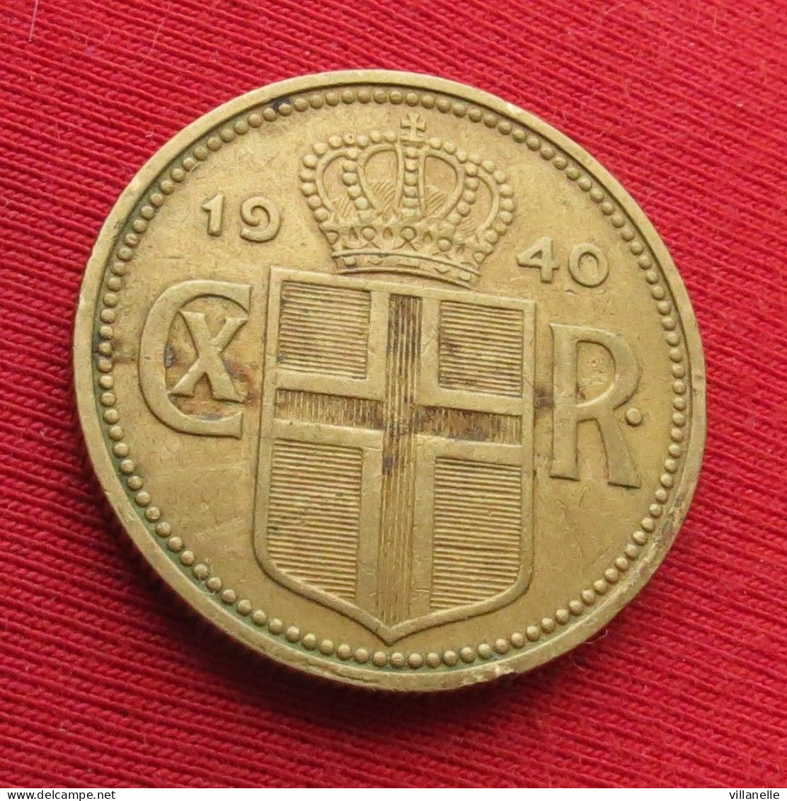 Iceland 2 Kronur 1940 Islandia Islande Island Ijsland W ºº - Islandia