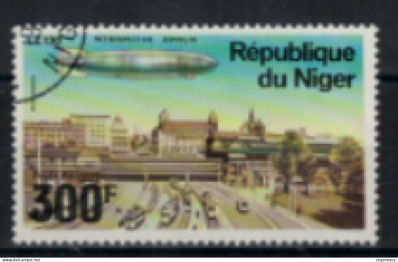 Niger - PA - "Rétrospective Du Zeppelin : Sur Essen" - Oblitéré N° 272 De 1976 - Niger (1960-...)