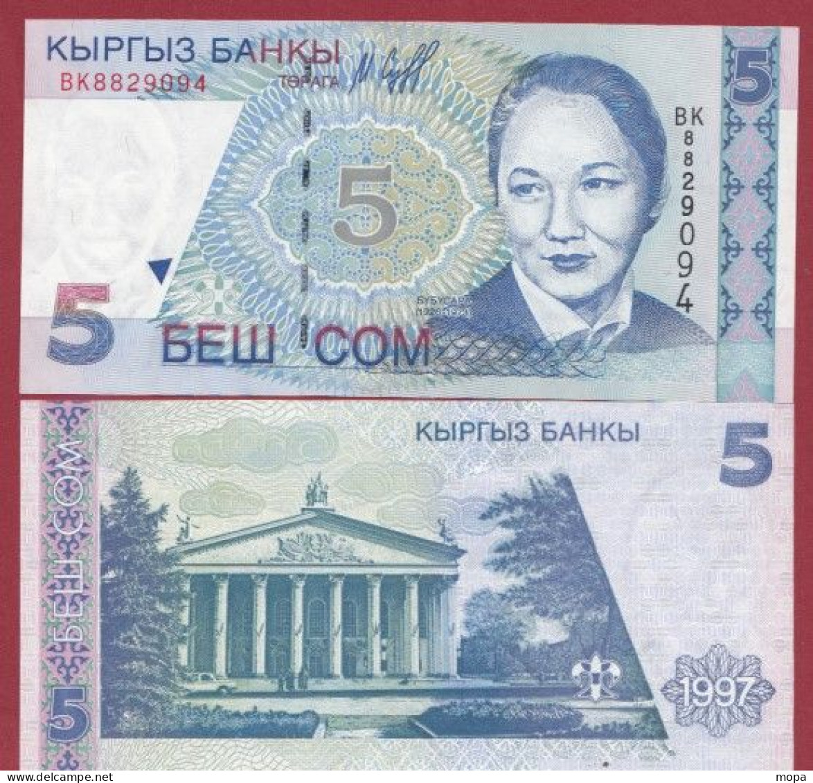 Kirghizistan--5 Som  ---1997---UNC---(459) - Kirgisistan