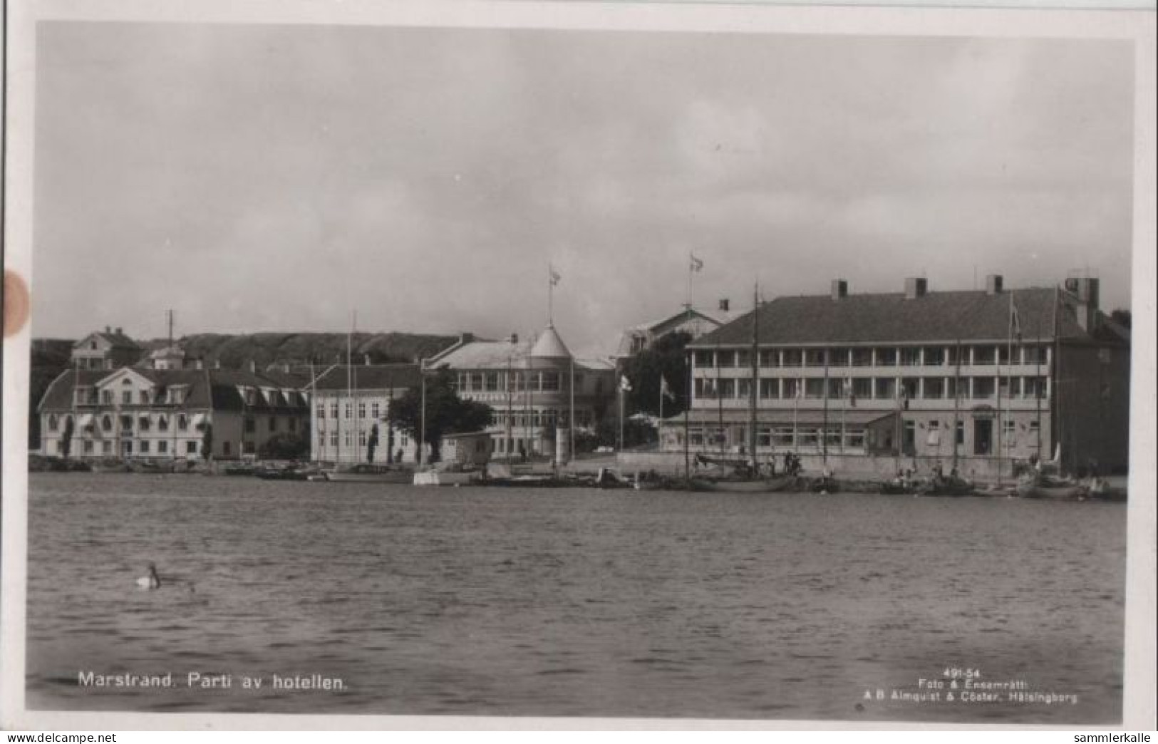 68620 - Schweden - Marstrand - Parti Av Hotellen - Ca. 1950 - Suède