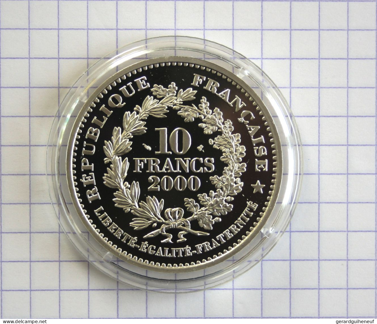 RARISSIME : 10 Francs ARGENT 2000 FDC "Henri III" - Cotation : 80 € - Kilowaar - Munten