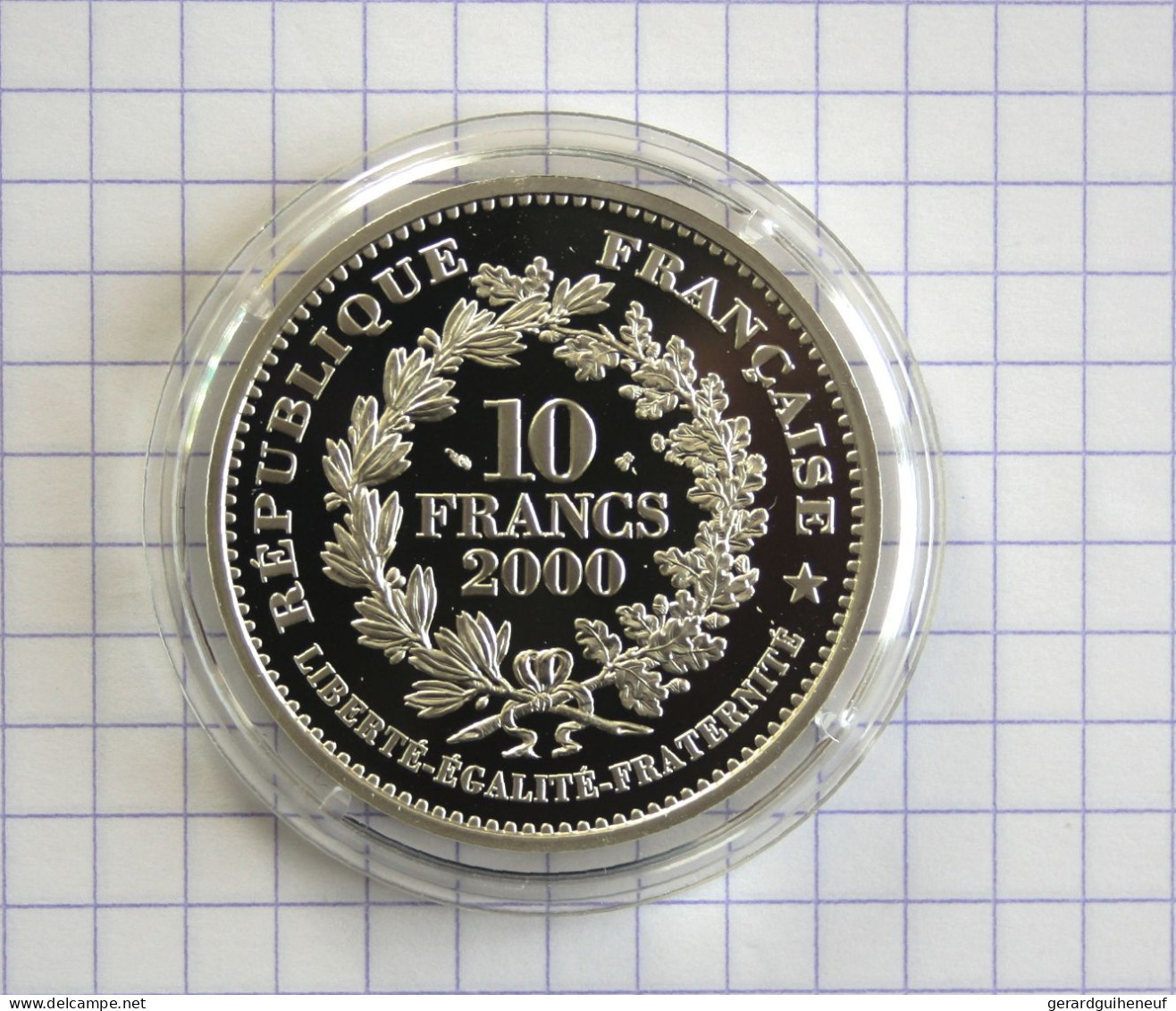 RARISSIME : 10 Francs ARGENT 2000 FDC "Henri III" - Cotation : 80 € - Vrac - Monnaies