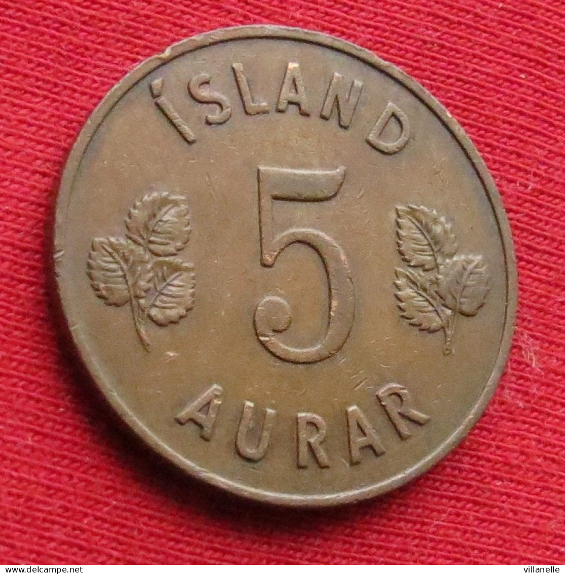 Iceland 5 Aurar 1961 Islande Islandia Islanda #2 W ºº - Islanda