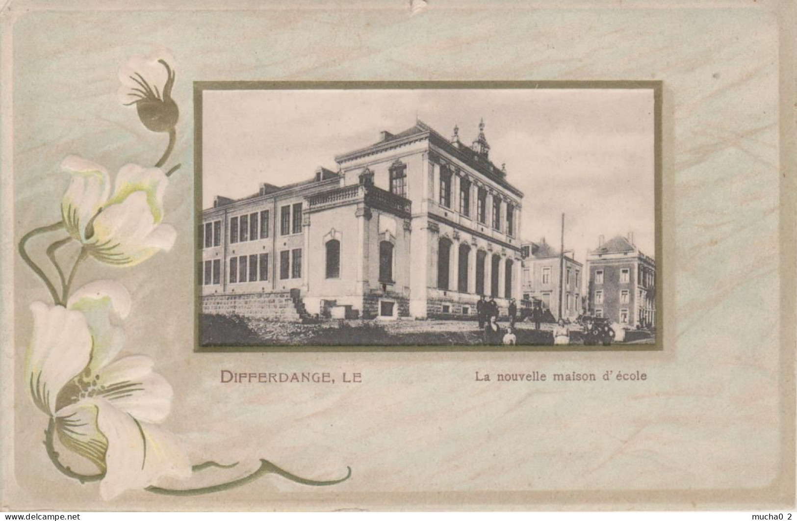 DIFFERDANGE - LA NOUVELLE MAISON D'ECOLE - CARTE GAUFREE - Differdingen