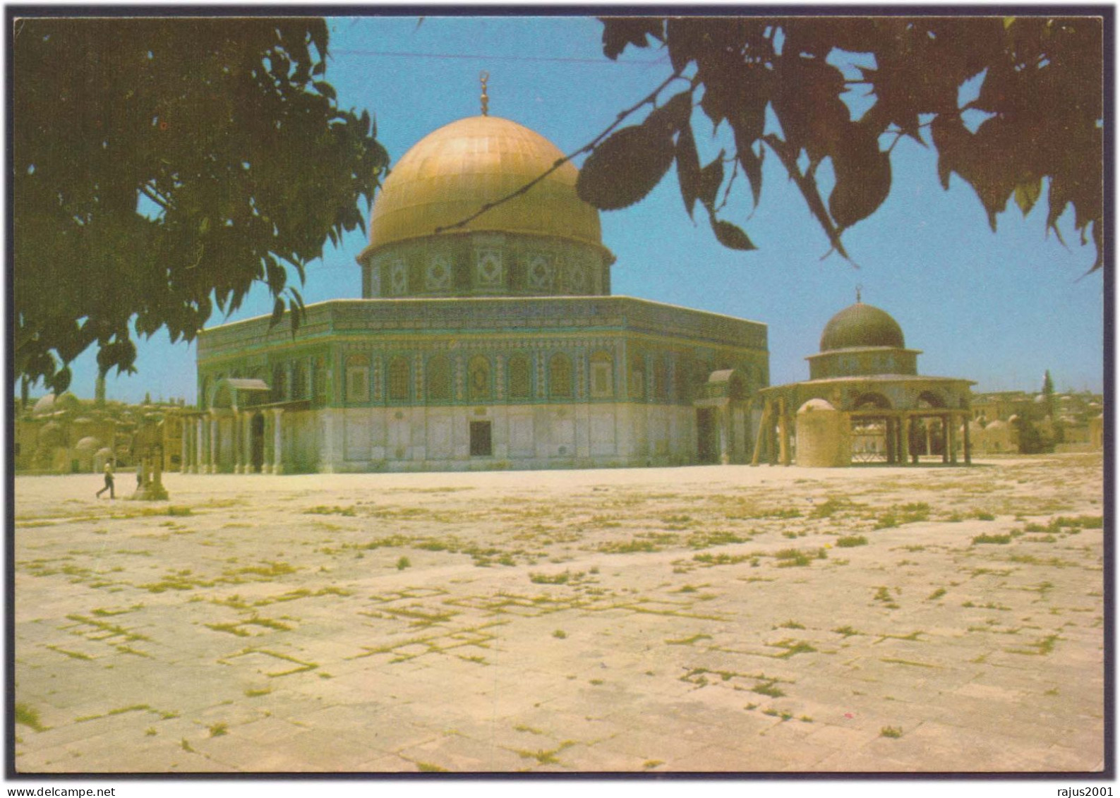 Omar Mosque, Al-Quds Jerusalem, Al-Aqsa Mosque Palestine, Dome Of The Rock, Islam, Islamic, Religion, Egypt Post Card - Islam