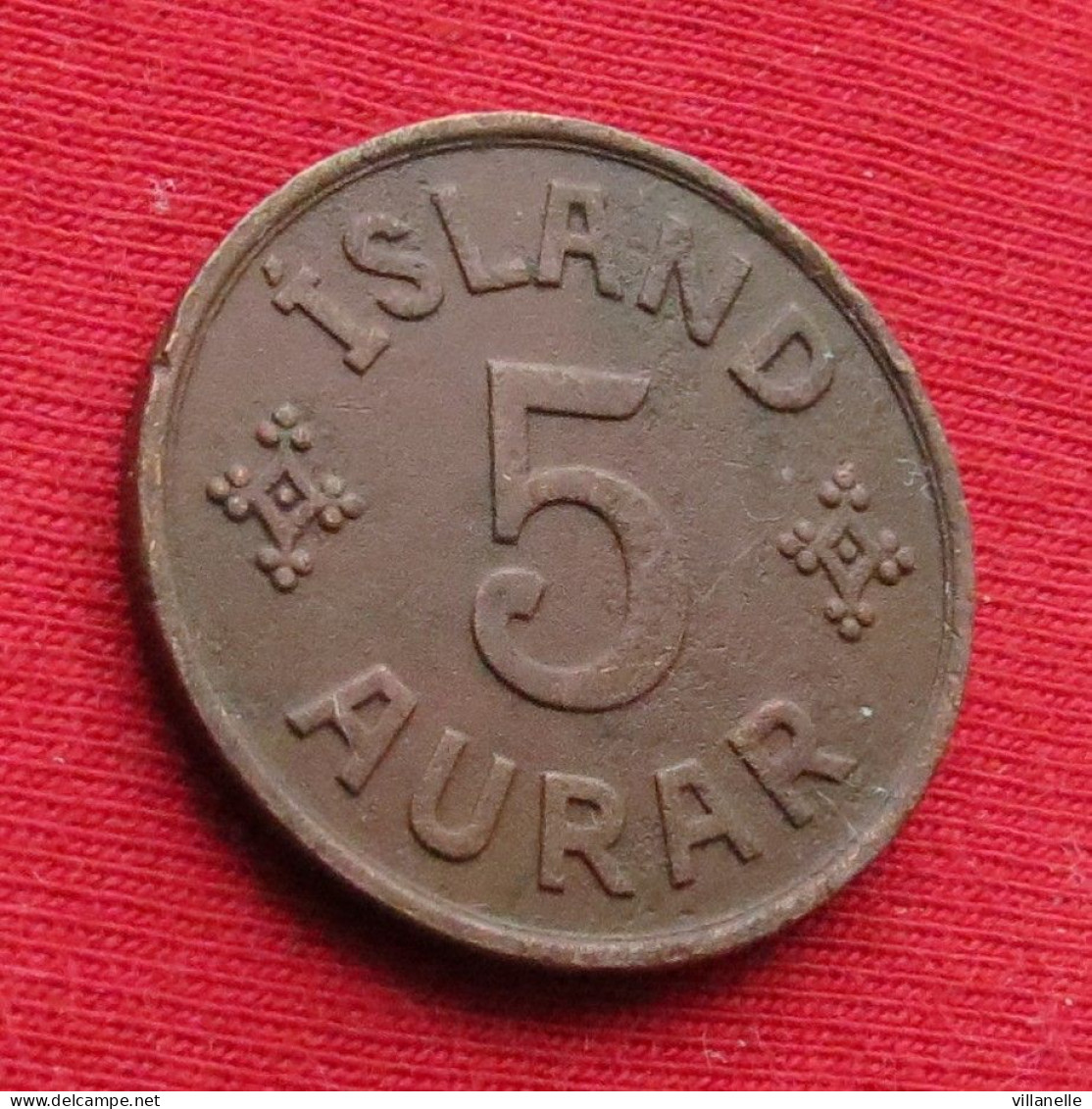 Iceland 5 Aurar 1942 Islande Islandia Islanda  #2 W ºº - Islande