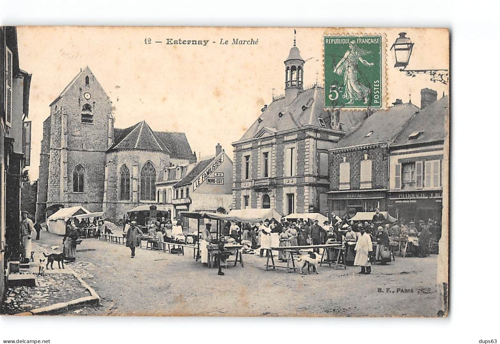 ESTERNAY - Le Marché - Très Bon état - Esternay