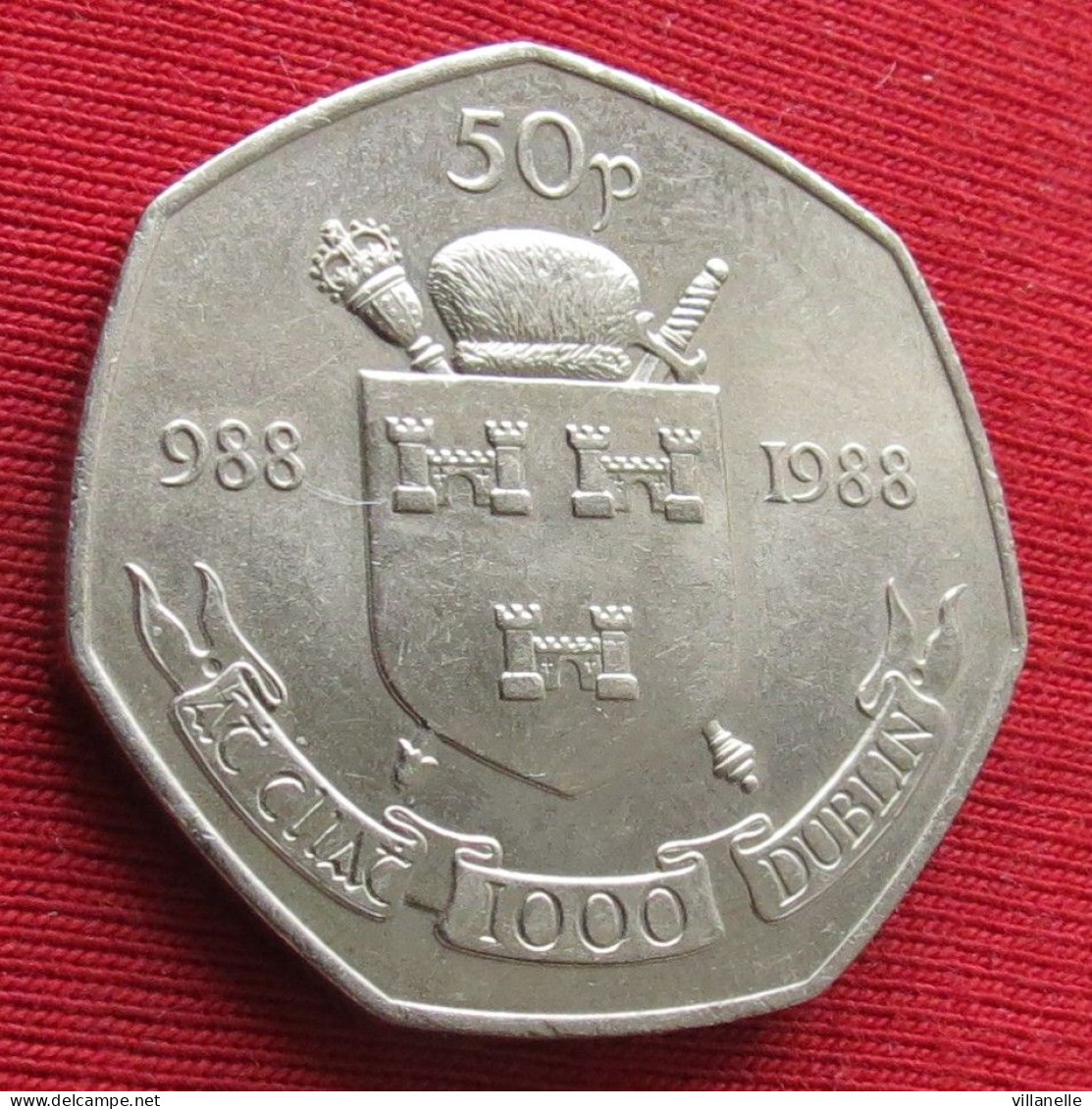 Ireland 50 Pence 1988 100 Years  Irlanda Irlande Ierland Eire W ºº - Irlande