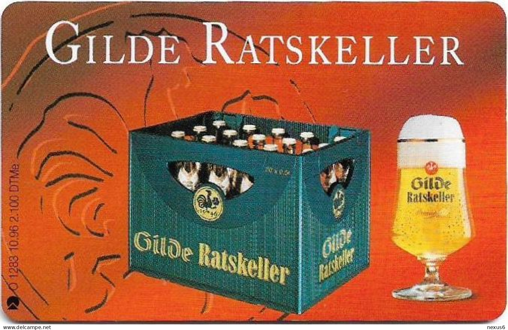 Germany - Gilde Brauerei 8 - Gilde Ratskeller Premium Pils - O 1283 - 10.1996, 12DM, 2.100ex, Mint - O-Series: Kundenserie Vom Sammlerservice Ausgeschlossen